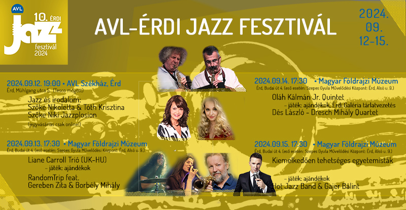 X. AVL-Érdi Jazz Fesztivál